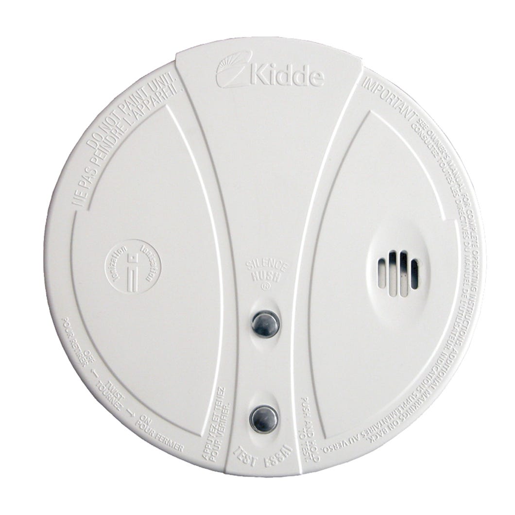 Smoke Alarm Battery Operated with Hush Button