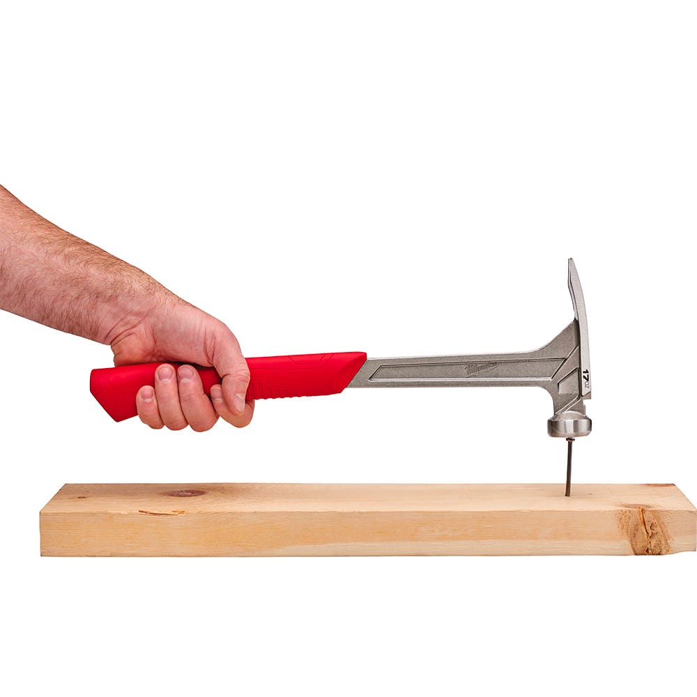 Smooth face framing hammer, 17 oz