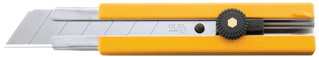Snap off blade knife 25mm