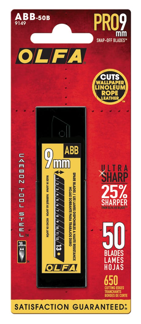 Snap-Off Blade Standard Abb-50B 9 mm