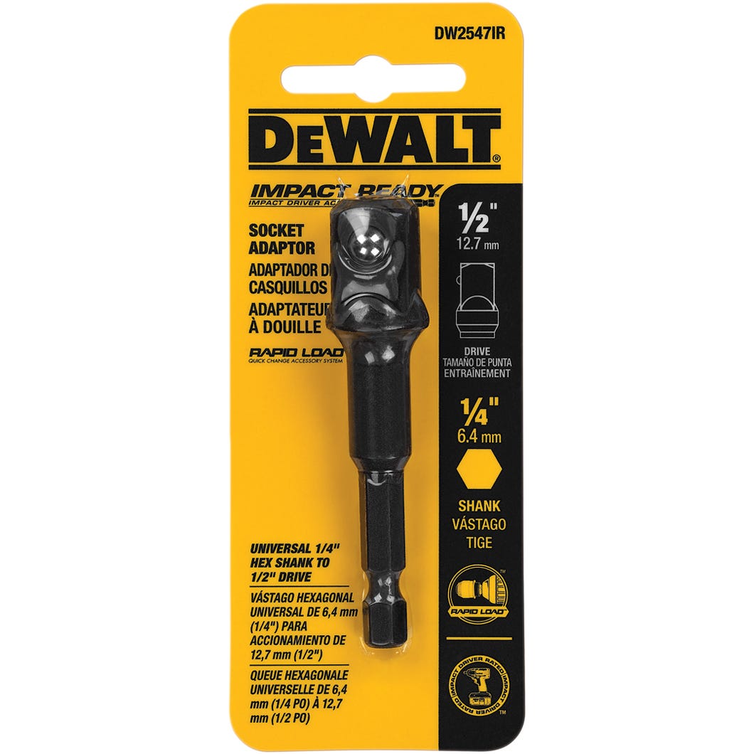 Socket adaptor for impact driver