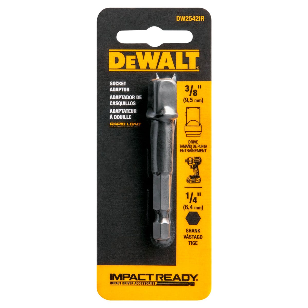 Socket adaptor for impact driver