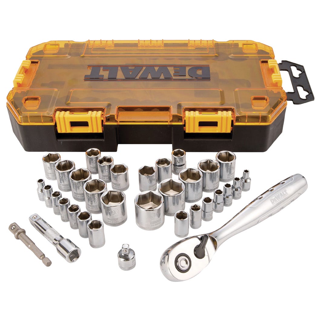Socket set with tough box