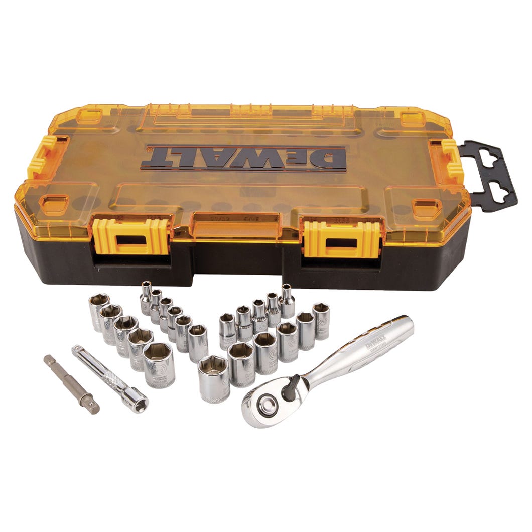 Socket set with tough box