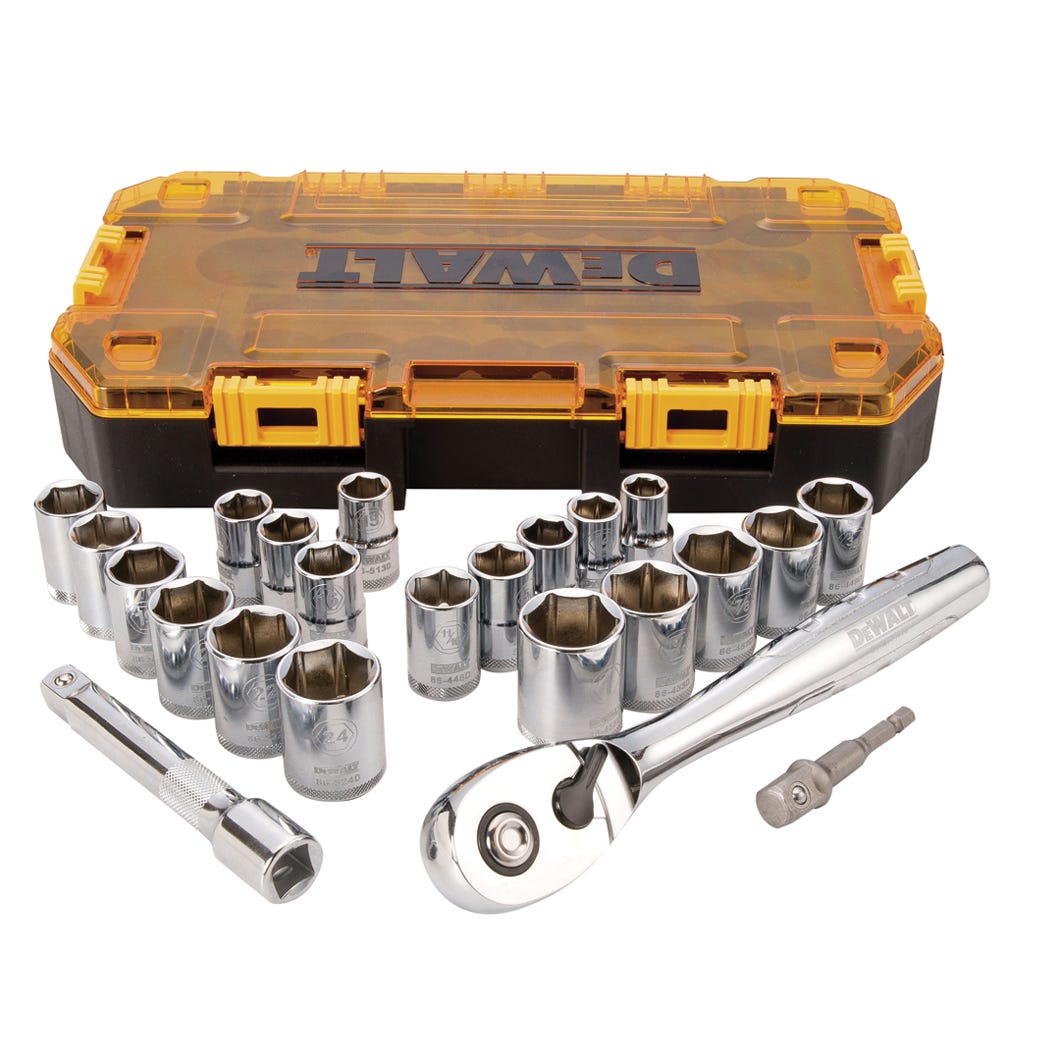 Socket set with tough box