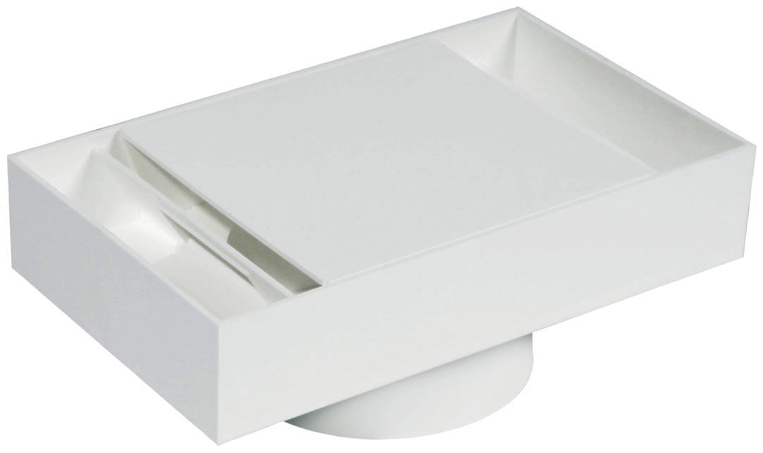 Rectangular Soffit Exhaust Vent, 4-in.