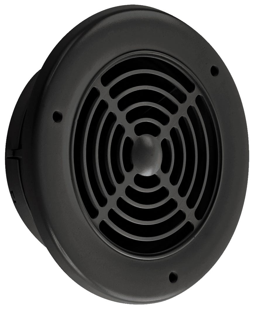 Round Soffit Exhaust Vent, 4-in./ 6-in.