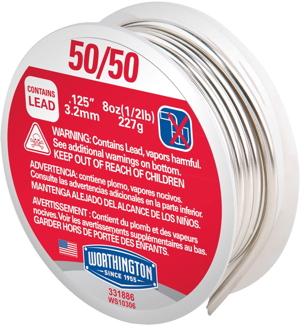 Solder 50/50 Leaded, 3.2 mm