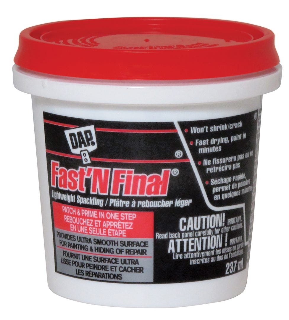 Spackling Plaster Lightweight Filler, 236 ml