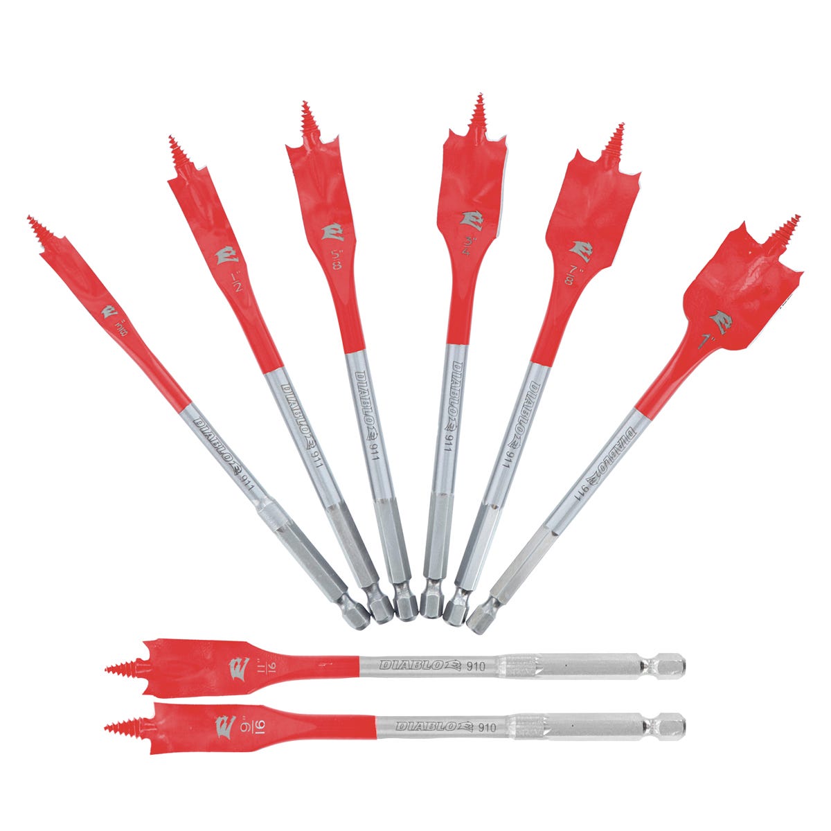 Spade bit set