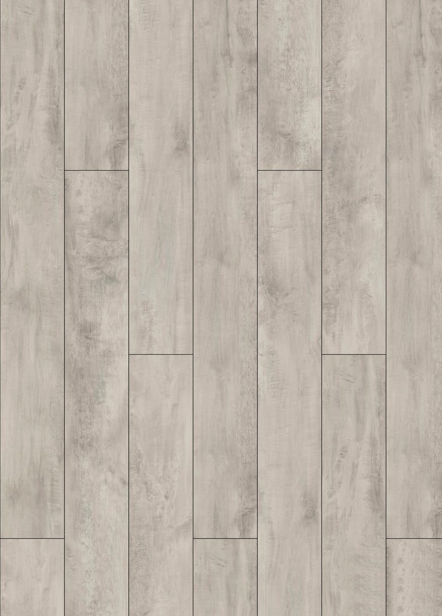 OCEAN Vinyl Floor SPC, 4.5 mm + 1 mm, Light Grey