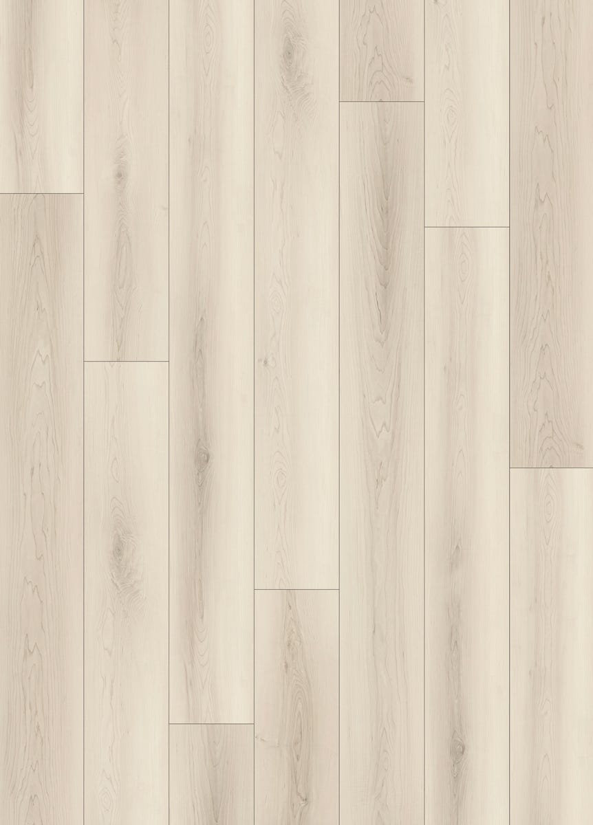OCEAN Vinyl Floor SPC, 4.5 mm + 1 mm, Bleached