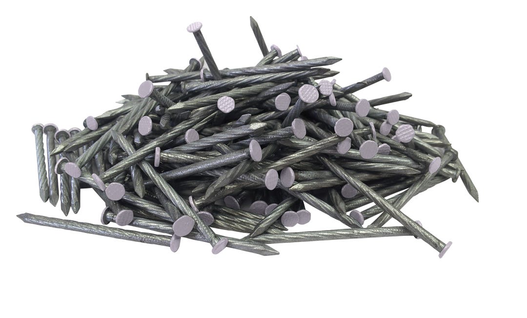 Spiral Nails for Outdoor Siding, 2-in., Barnwood