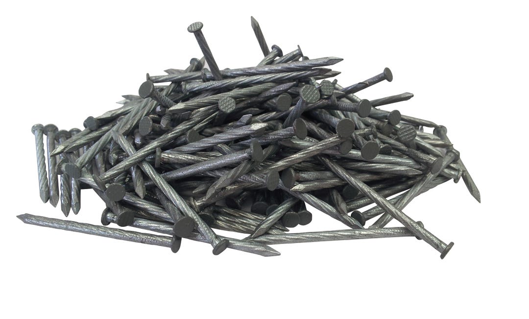 Spiral Nails for Outdoor Siding, 2-in., Granite