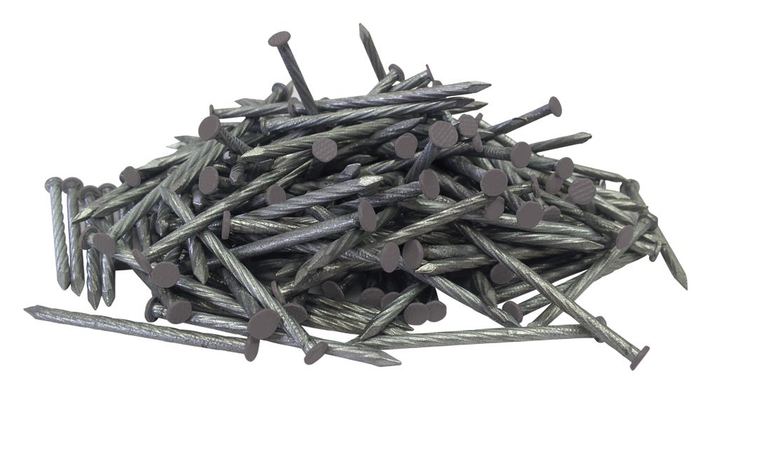 Spiral Nails for Outdoor Siding, 2-in., Timberwolf