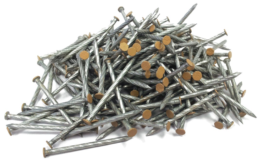 Spiral Nails for Outdoor Siding, 2-in., Yellowstone