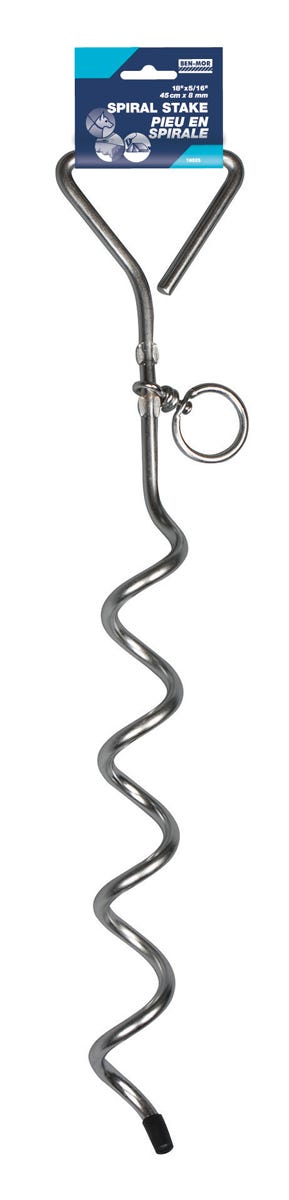 Spiral stake, 18-in. X 5/16-in.