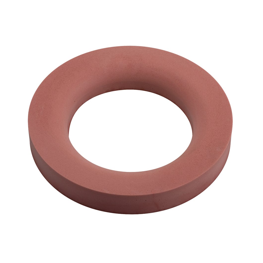 Sponge floor gasket for toilet