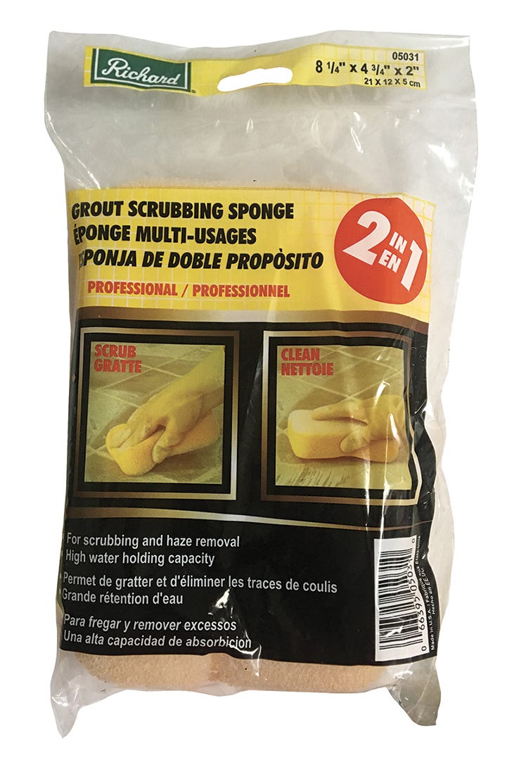 Sponge Grout Scrubbing 2 in 1