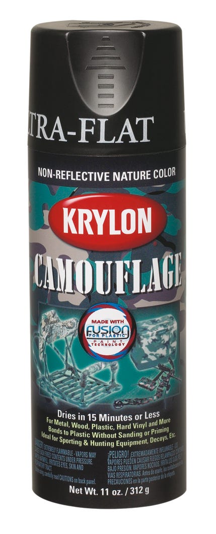 Spray Camouflage Paint with Fusion Technology, Brown, 312 g