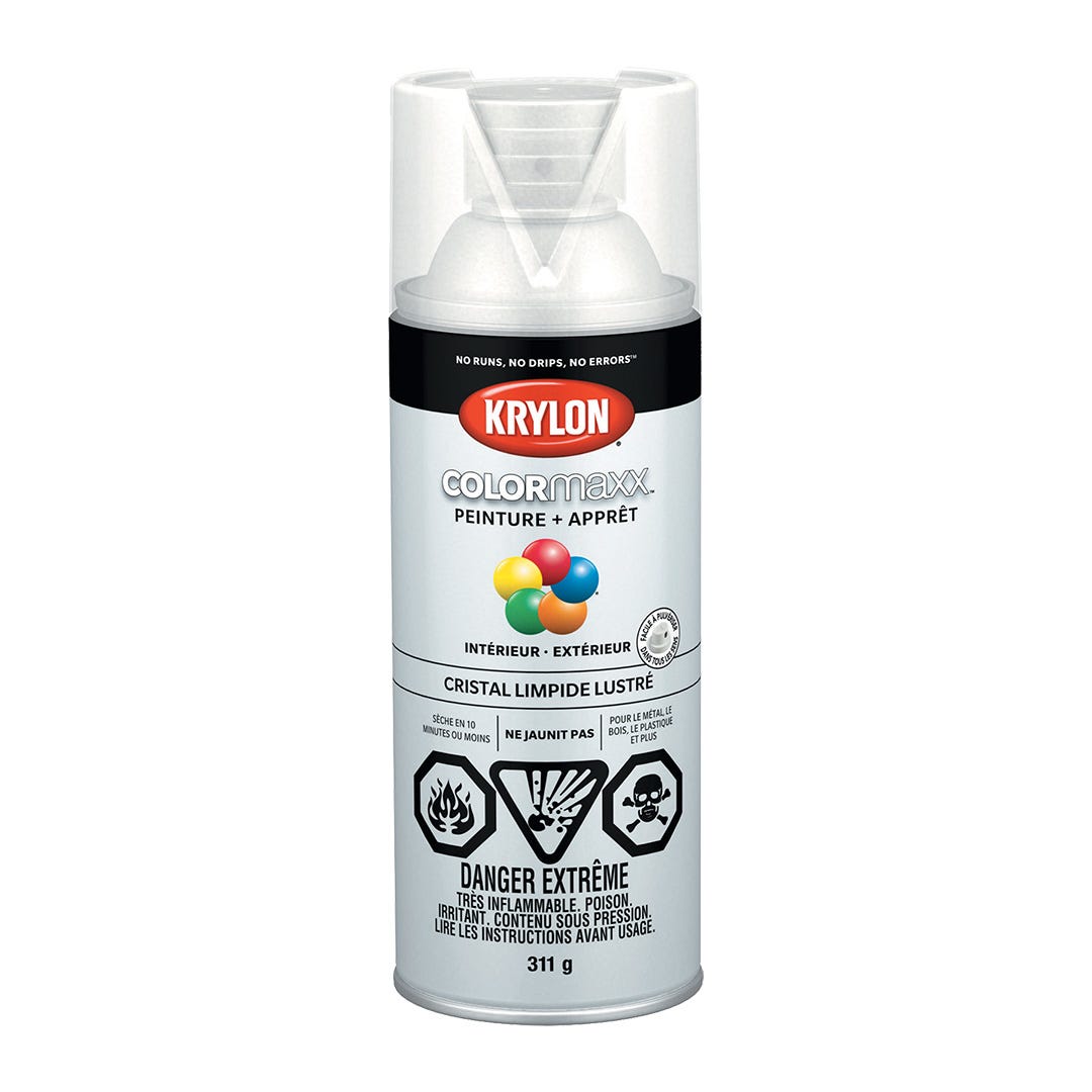 Spray Paint, Glossy Crystal Clear, 311 g