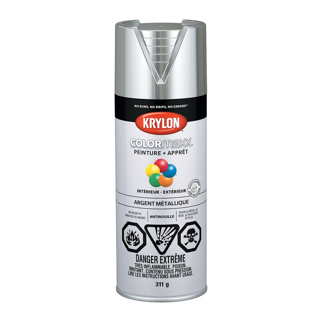 Spray Paint, Metallic Silver, 311 g