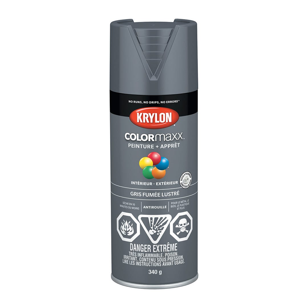 Spray Paint, Gloss Smoke Grey, 340 g