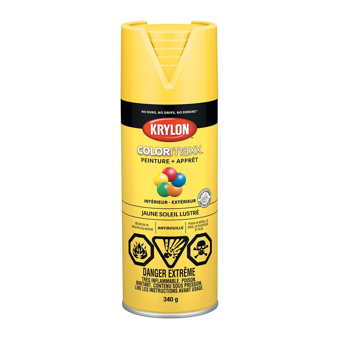 Spray Paint, Gloss Sun Yellow, 340 g