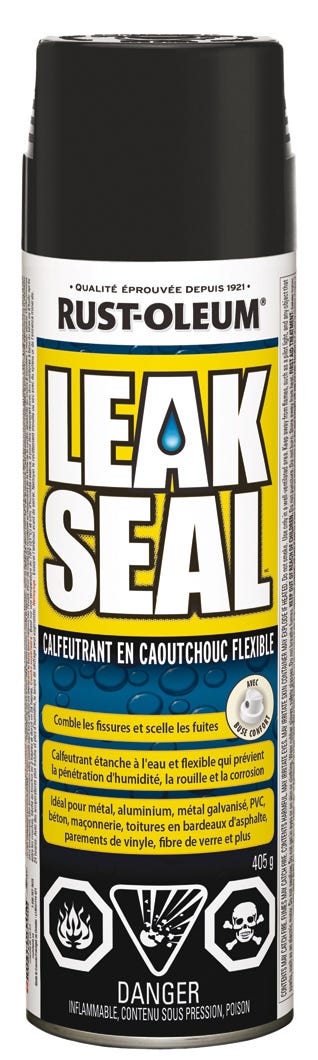 Spray Rubber Sealant, Flexible High Performance, Black