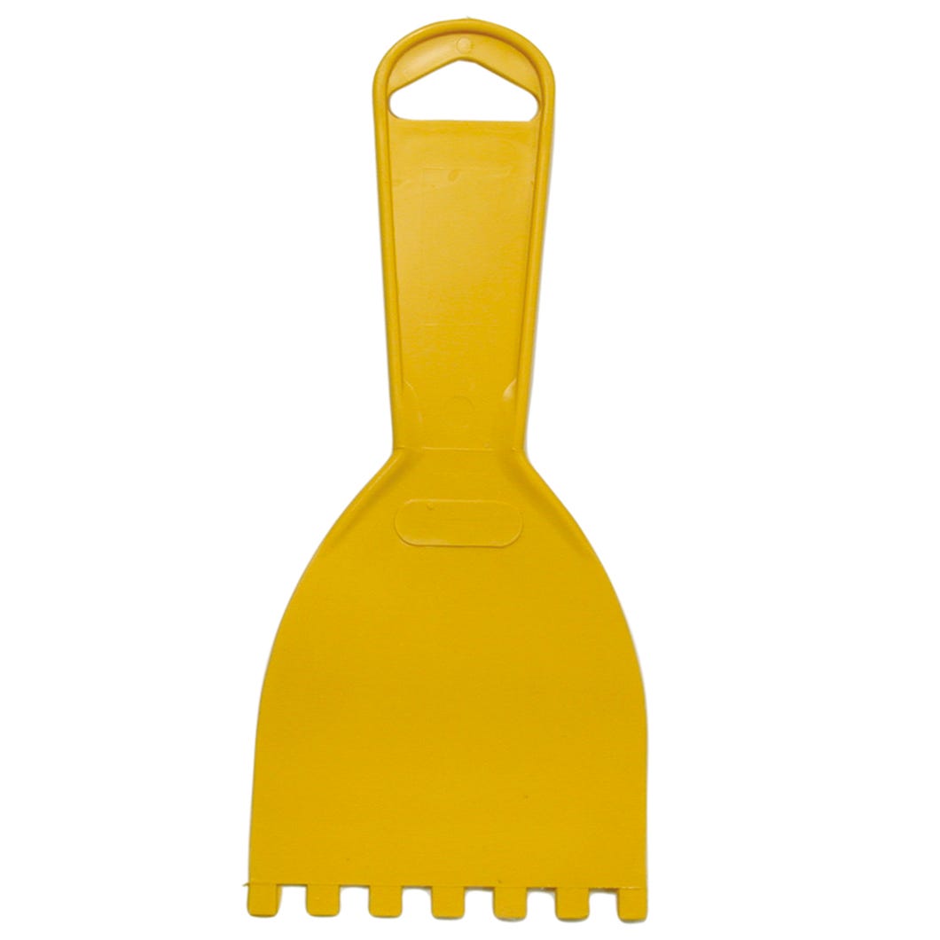 Spreader Adhesive Plastic, Square Notch 3-in. X 1/4-in.