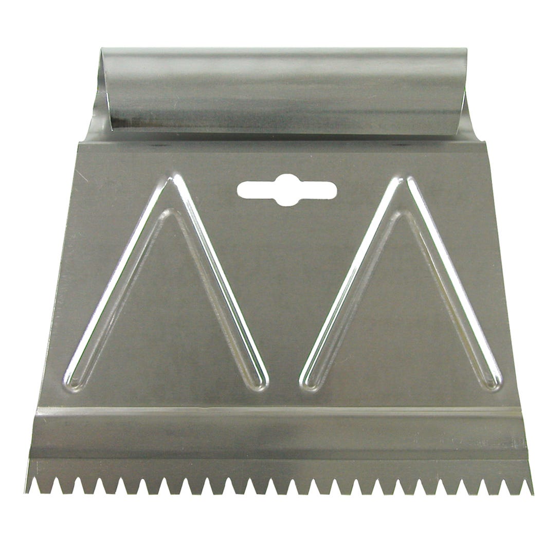 Spreader Adhesive, V Notch 6-in. X 3/16-in.