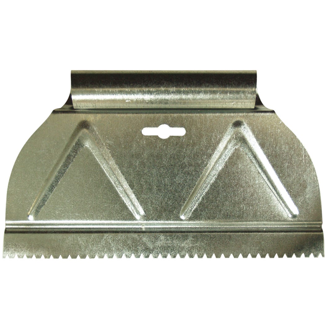 Spreader Adhesive, V Notch 9-in. X 1/8-in.
