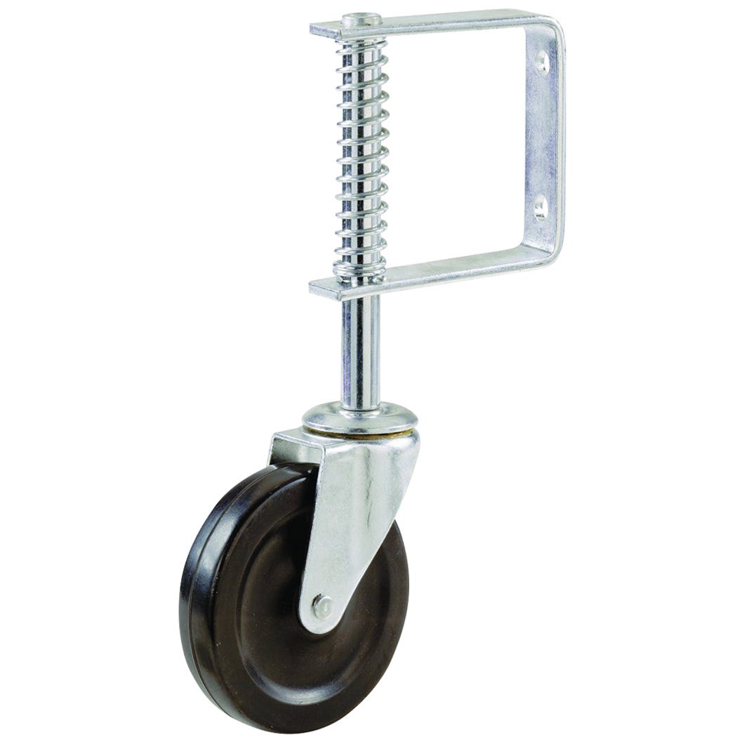 Spring loaded gate caster max. 125 lbs