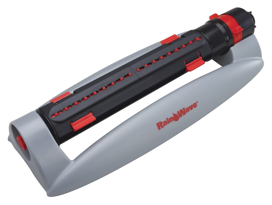 Rainwave Turbo Gear Oscillating Sprinkler, Cover Up to 3900 Sq.Ft