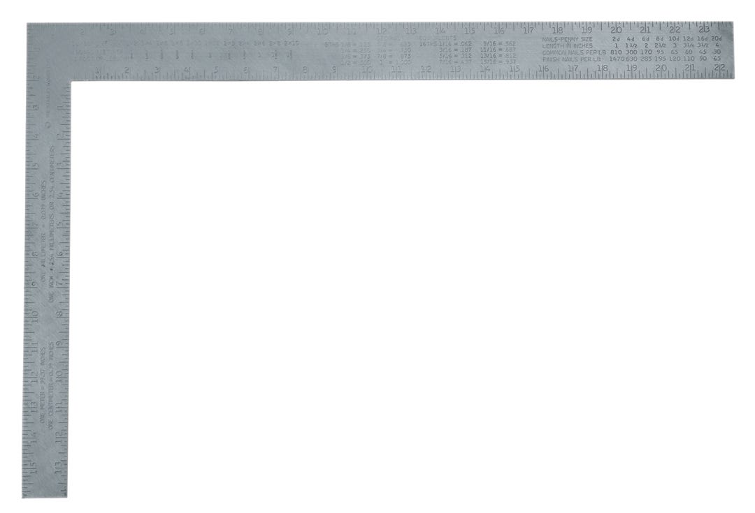 Square Carpenter's Aluminum, Imperial