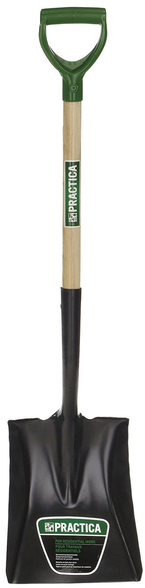 Square spade D grip