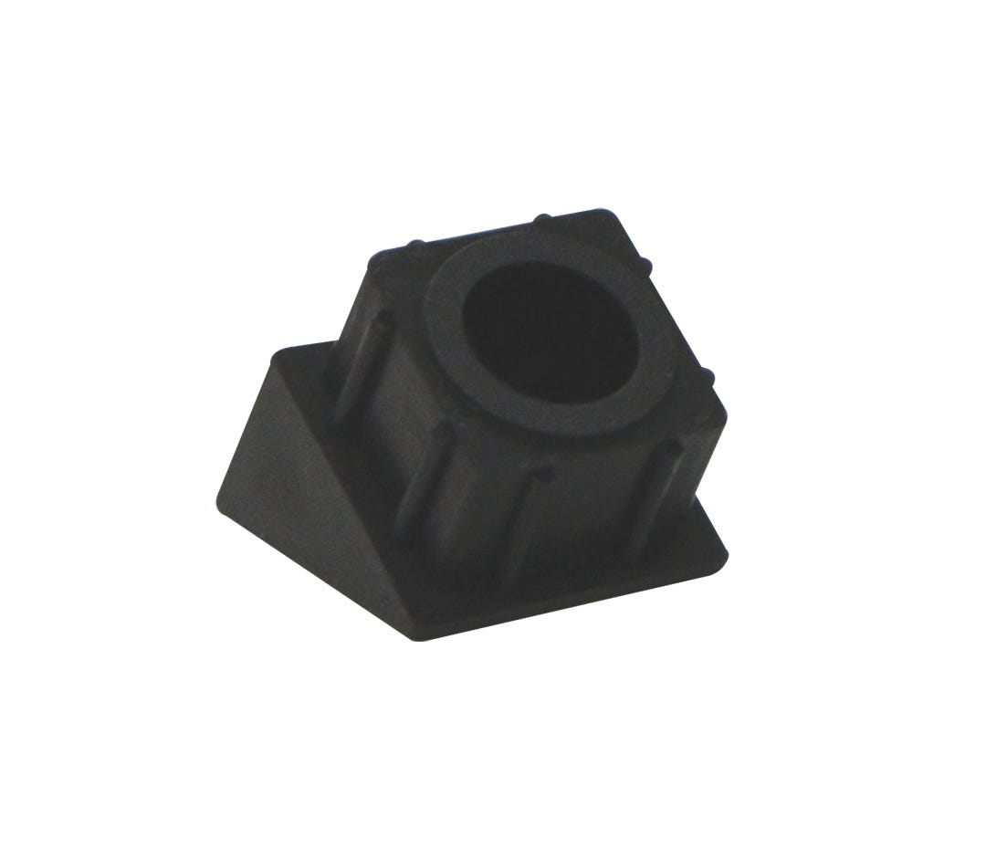 Squared angular surface mounted connector for balusters