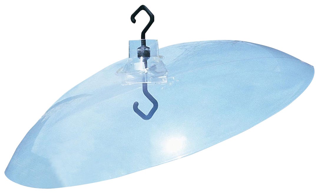 Perky Pet 16-in. Squirrel Baffle, Clear Plastic