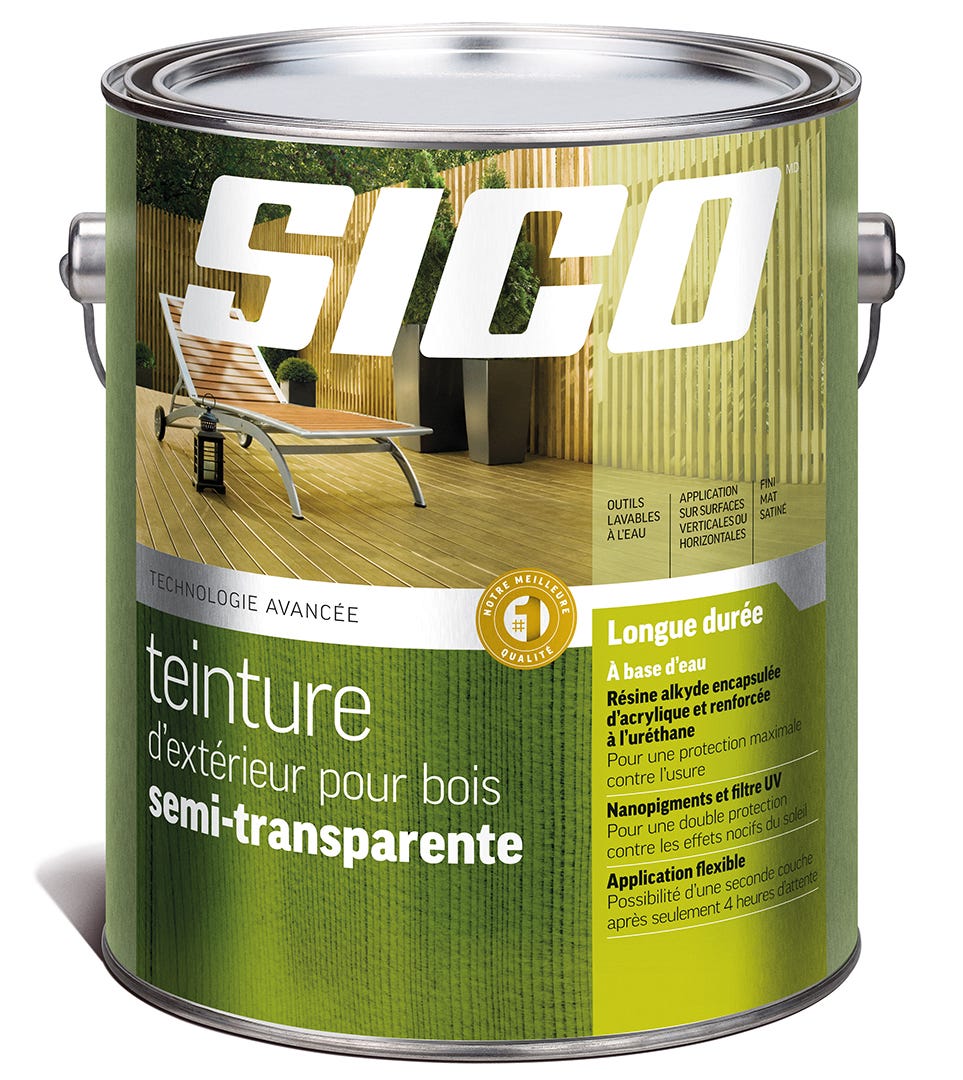Stain Exterior High Quality for Wood, Latex, Semi- Transparent
