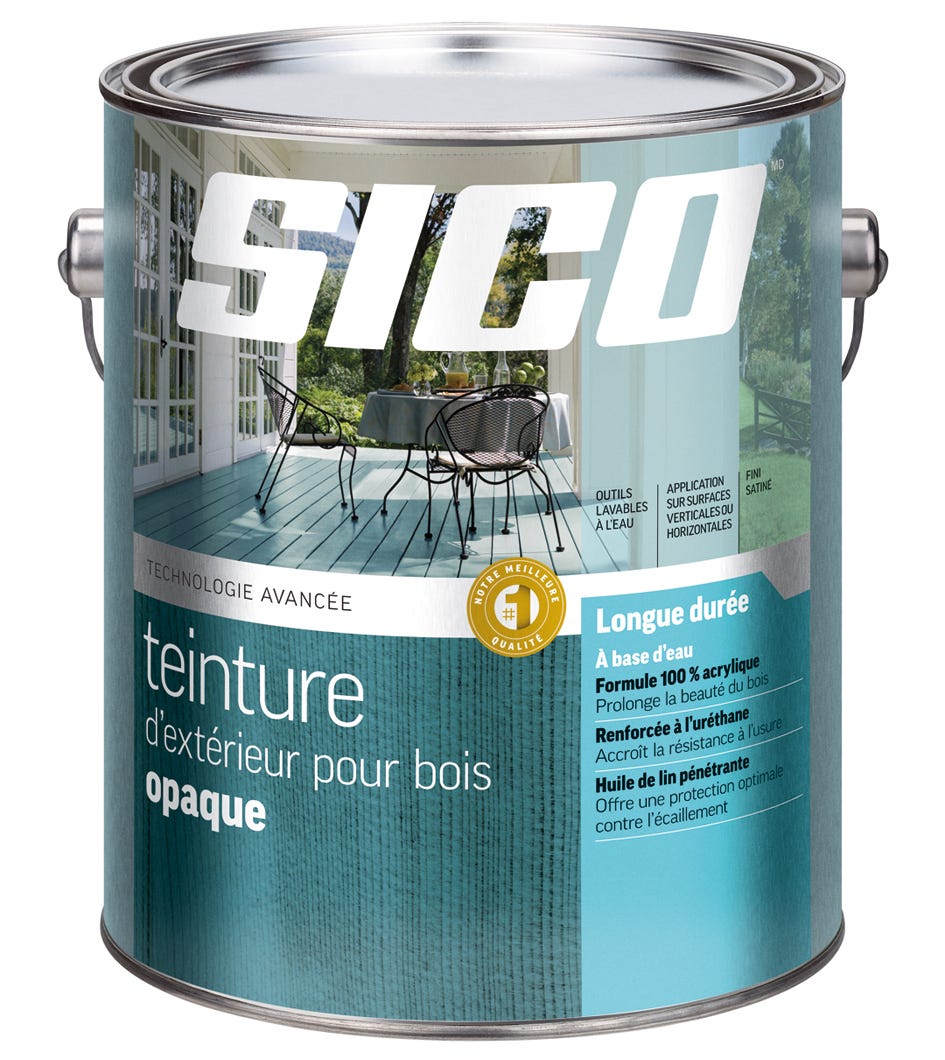 Stain Exterior High Quality for Wood, Latex, Solid, Base 2
