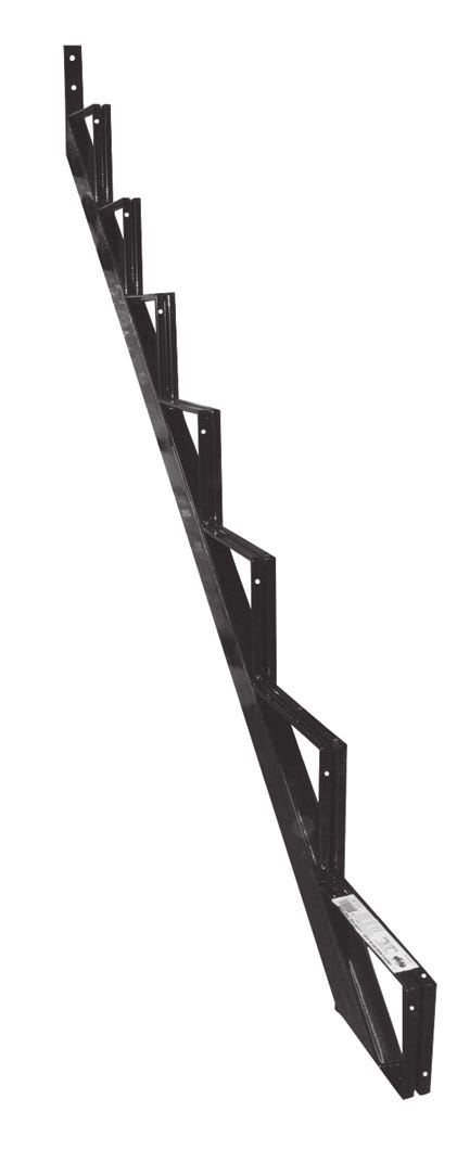 Stair Frame-in. Steel, 7 Steps