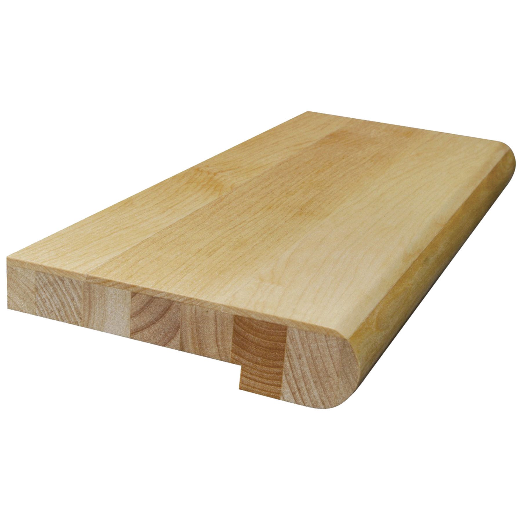 Stair nosing in laminate maple