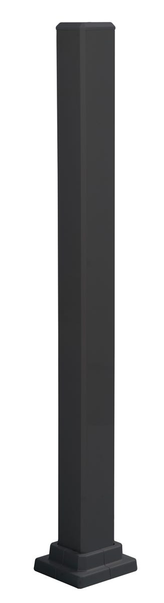 Stair Post for Aluminum Outdoor Ramp Entourage, 3-in. X 3-in. X 36-in.