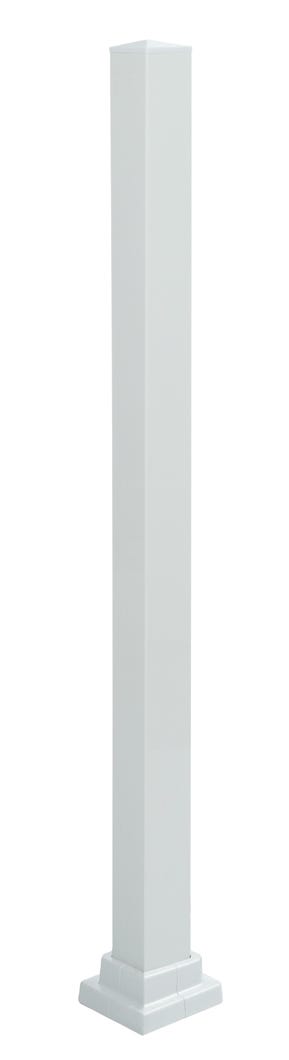 Stair Post for Outdoor Aluminum Ramp, 42-in.