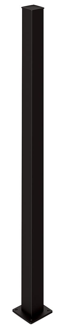 Stair Post for Outdoor Aluminum Ramp, 2-1/2-in. X 2-1/2-in.