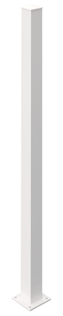 Stair Post for Outdoor Aluminum Ramp, 2-1/2-in. X 2-1/2-in.