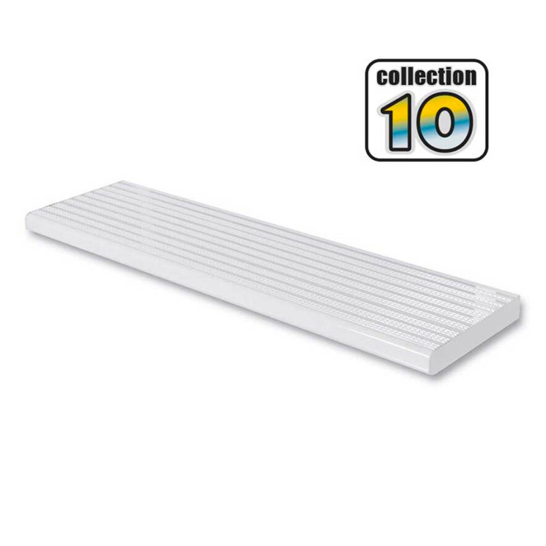 White Aluminum Stair, 36-in.