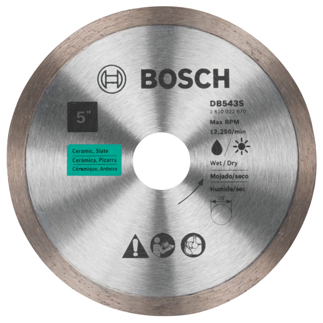 Bosch 5" Standard Continuous Rim Diamond Blade