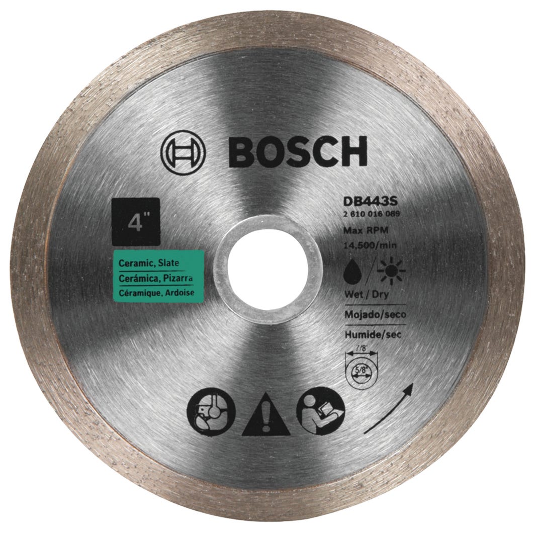Bosch 4" Continuous Rim Diamond Blade
