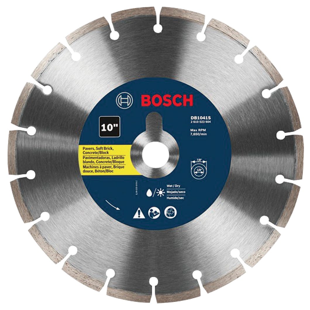 Bosch 10" Segmented Rim Diamond Blade